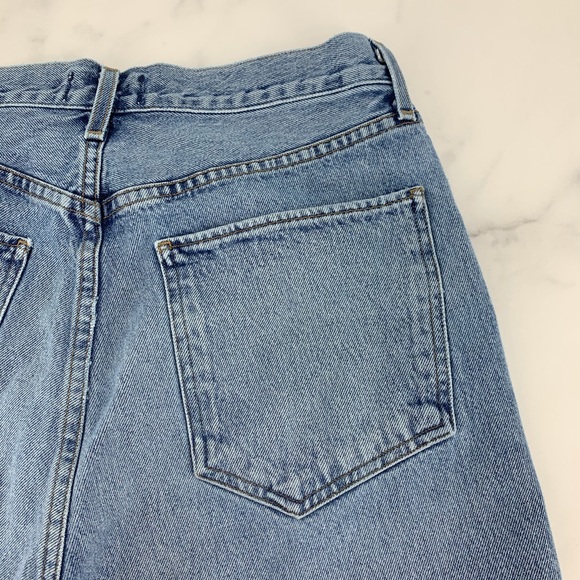 AGOLDE Rigid Riley High Rise Straight Crop Jeans - Picture 11 of 16